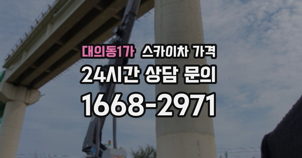 대의동1가 스카이차 가격