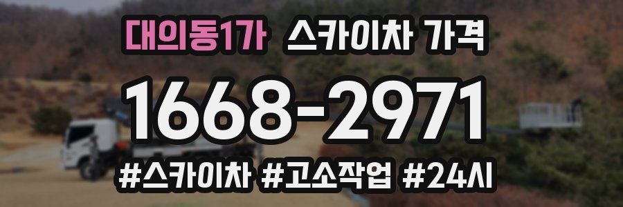 대의동1가 스카이차 가격