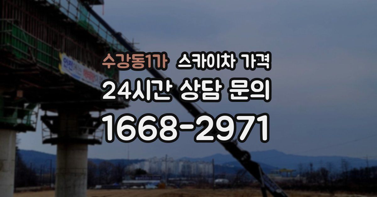 수강동1가 스카이차 가격