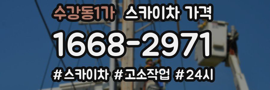 수강동1가 스카이차 가격