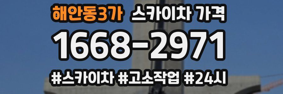 해안동3가 스카이차 가격