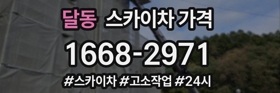 달동 스카이차 가격