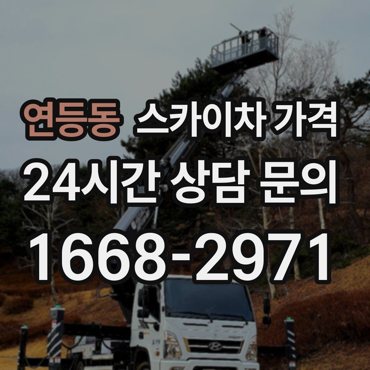 연등동 스카이차 가격