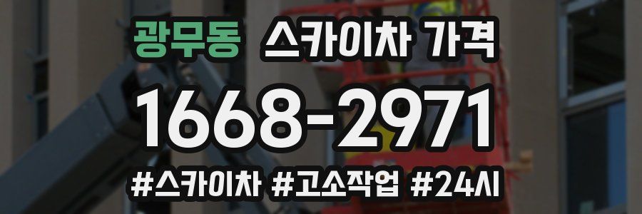 광무동 스카이차 가격