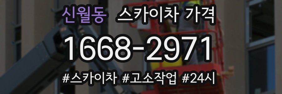 신월동 스카이차 가격