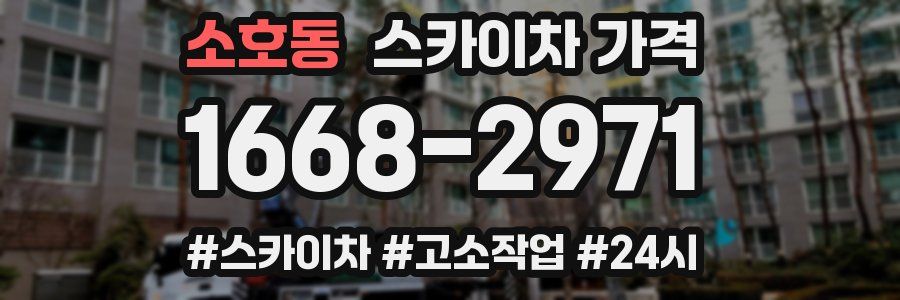 소호동 스카이차 가격