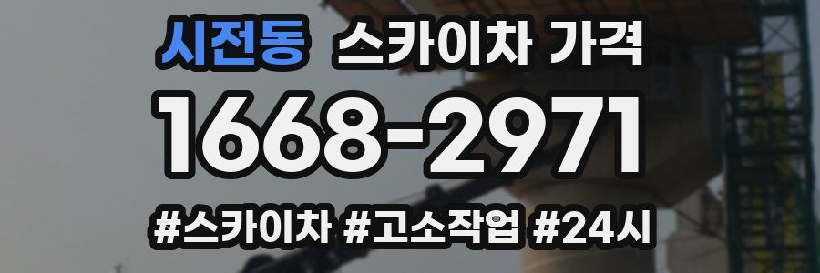 시전동 스카이차 가격