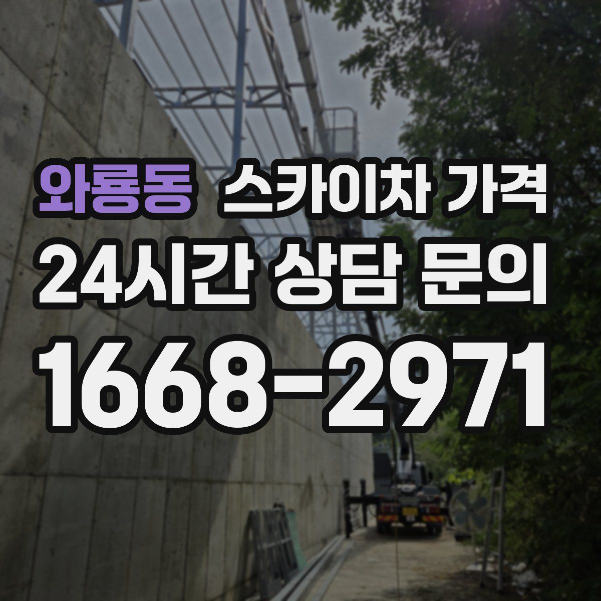 와룡동 스카이차 가격