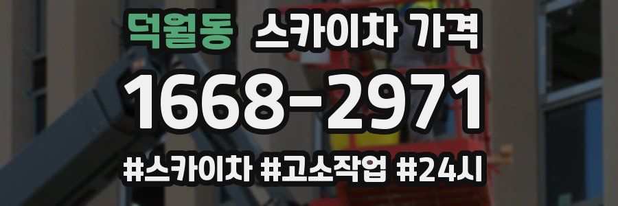 덕월동 스카이차 가격