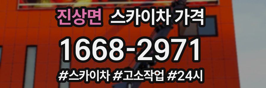 진상면 스카이차 가격