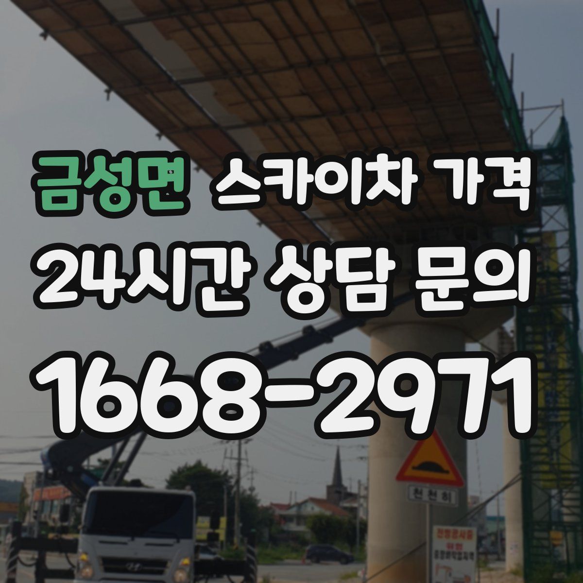 금성면 스카이차 가격