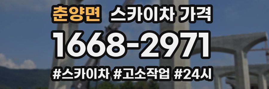 춘양면 스카이차 가격