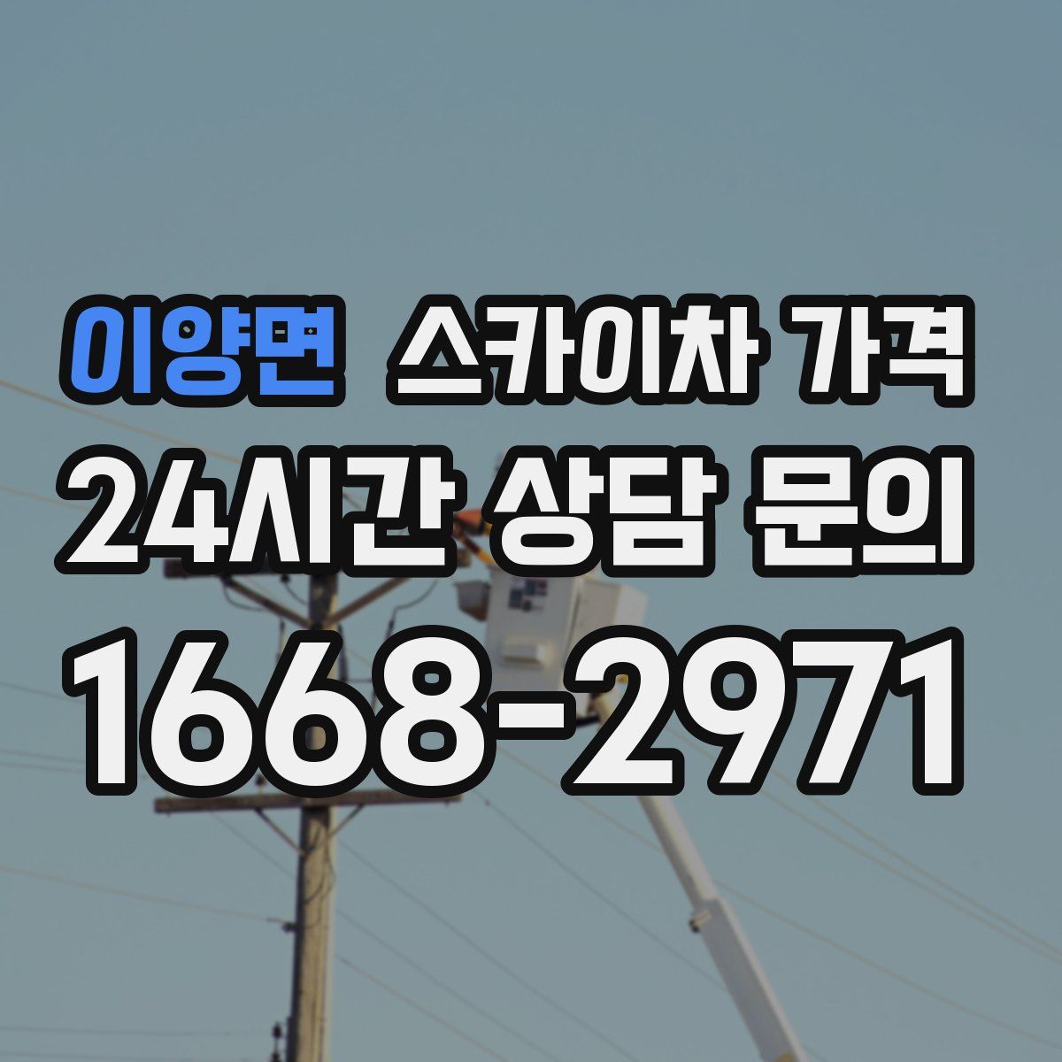 이양면 스카이차 가격