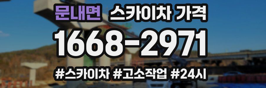 문내면 스카이차 가격