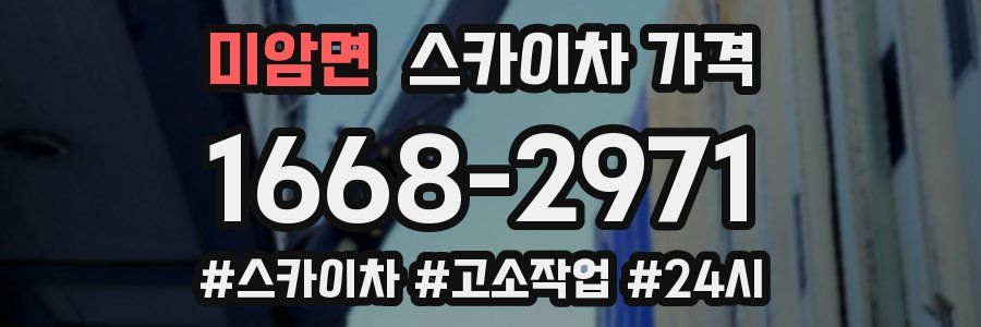 미암면 스카이차 가격