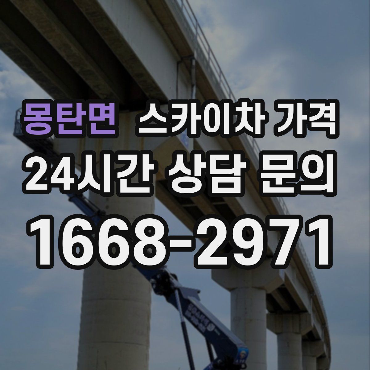 몽탄면 스카이차 가격