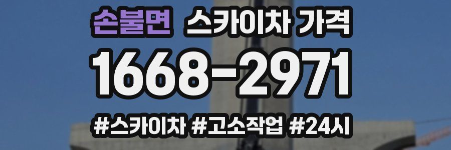 손불면 스카이차 가격