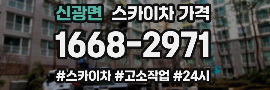 신광면 스카이차 가격