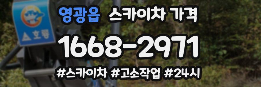 영광읍 스카이차 가격