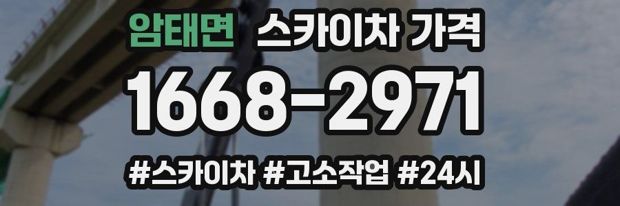 암태면 스카이차 가격