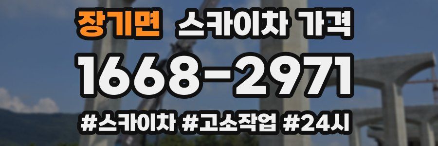 장기면 스카이차 가격