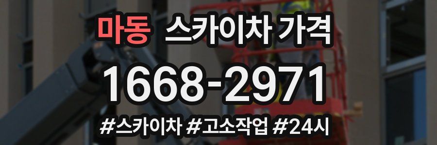 마동 스카이차 가격