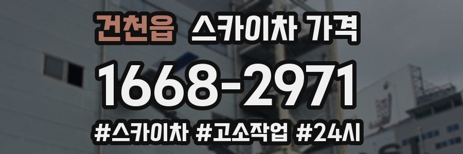 건천읍 스카이차 가격