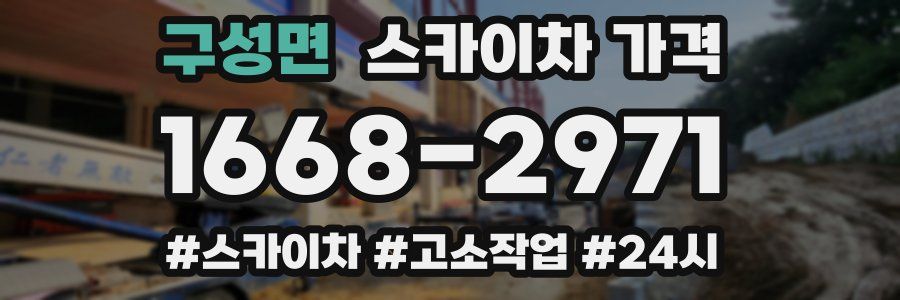 구성면 스카이차 가격