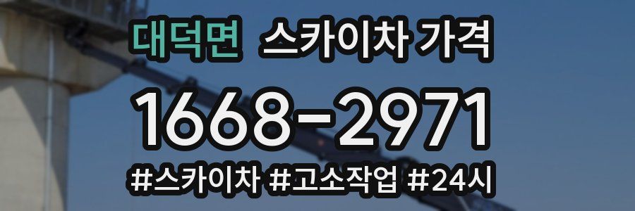 대덕면 스카이차 가격