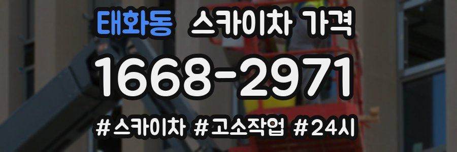 태화동 스카이차 가격