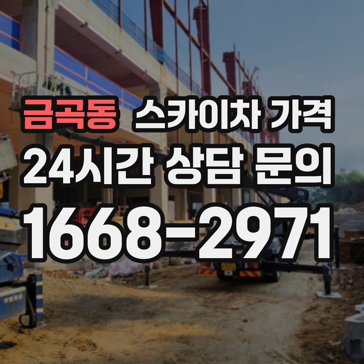 금곡동 스카이차 가격