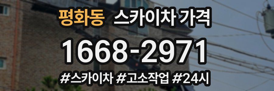 평화동 스카이차 가격