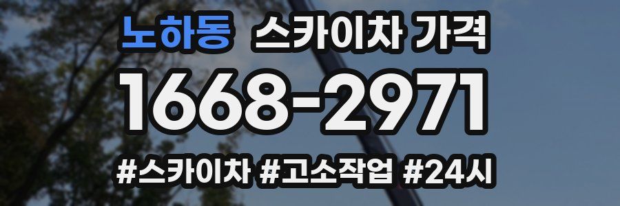 노하동 스카이차 가격