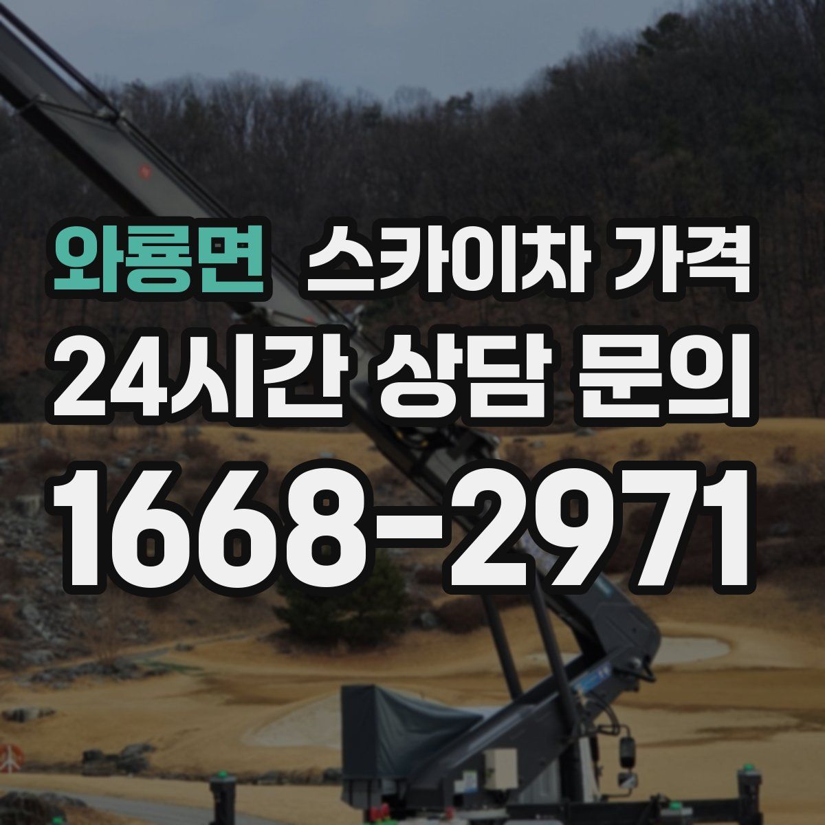 와룡면 스카이차 가격