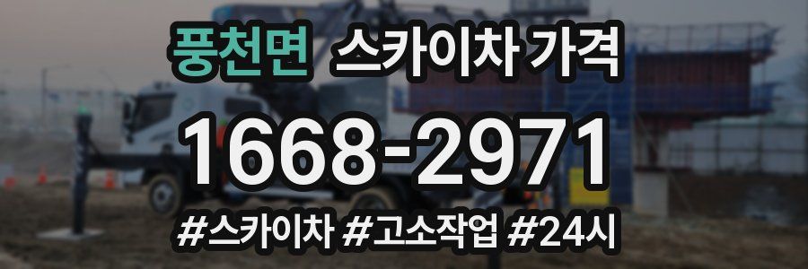 풍천면 스카이차 가격