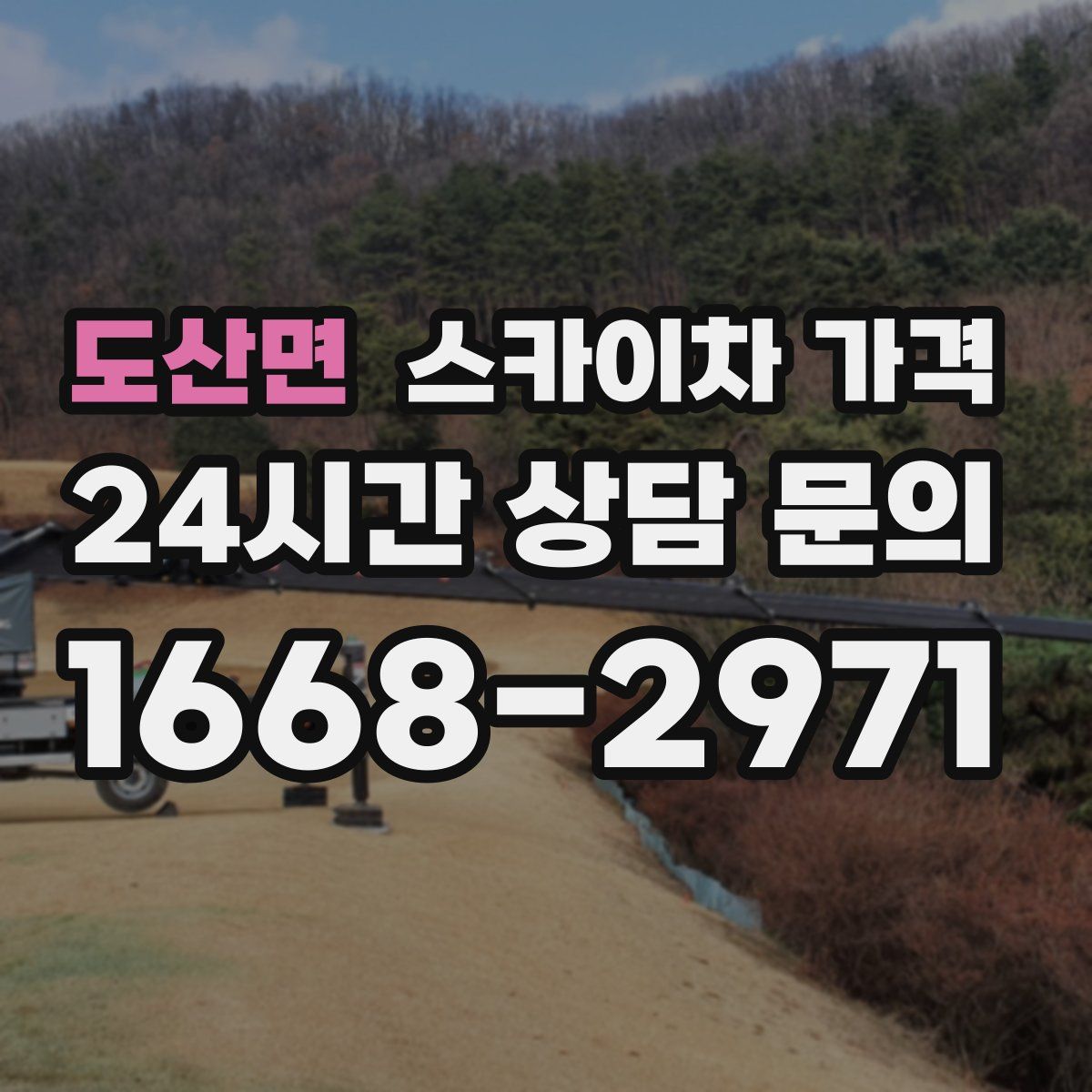 도산면 스카이차 가격