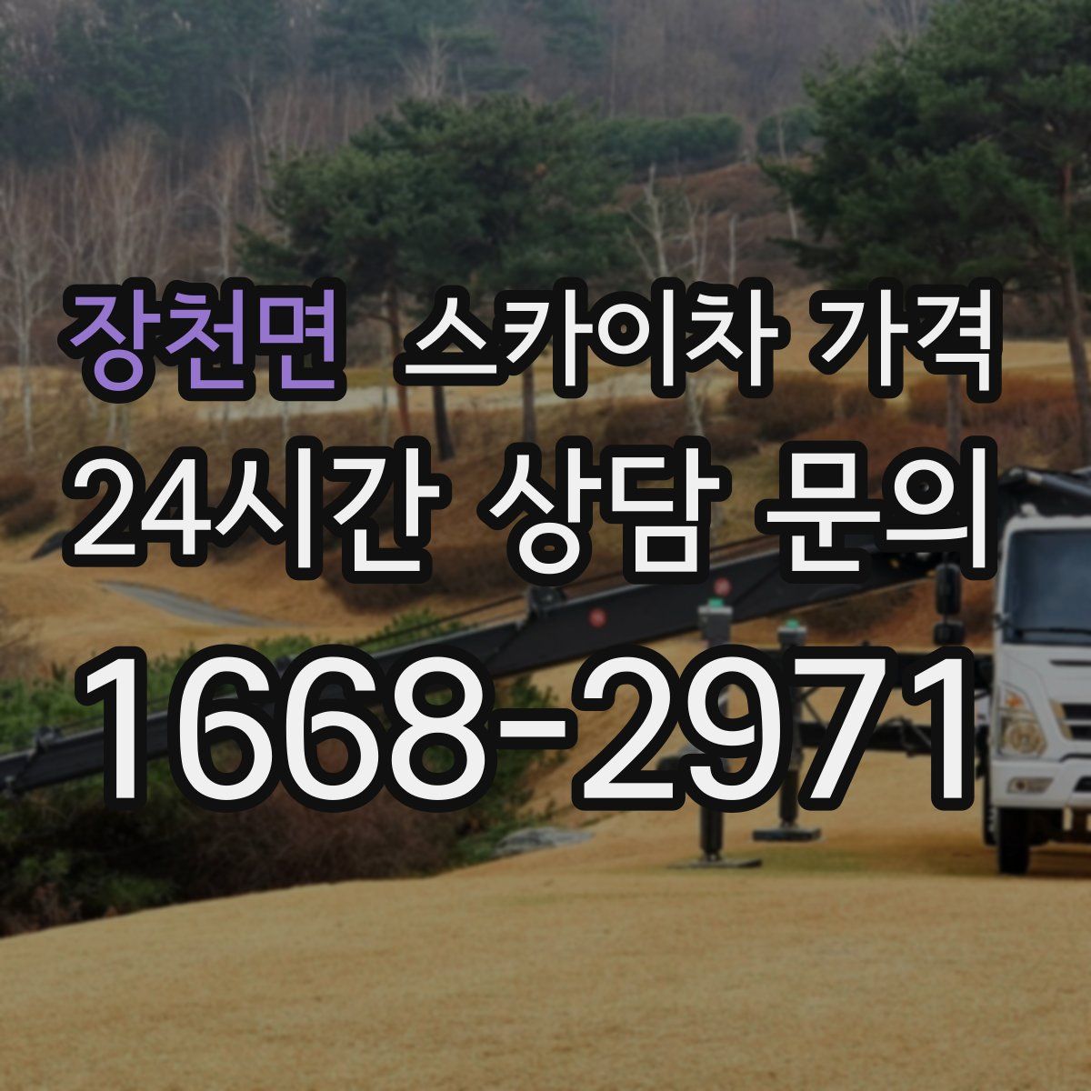 장천면 스카이차 가격