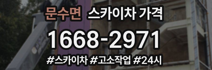 문수면 스카이차 가격