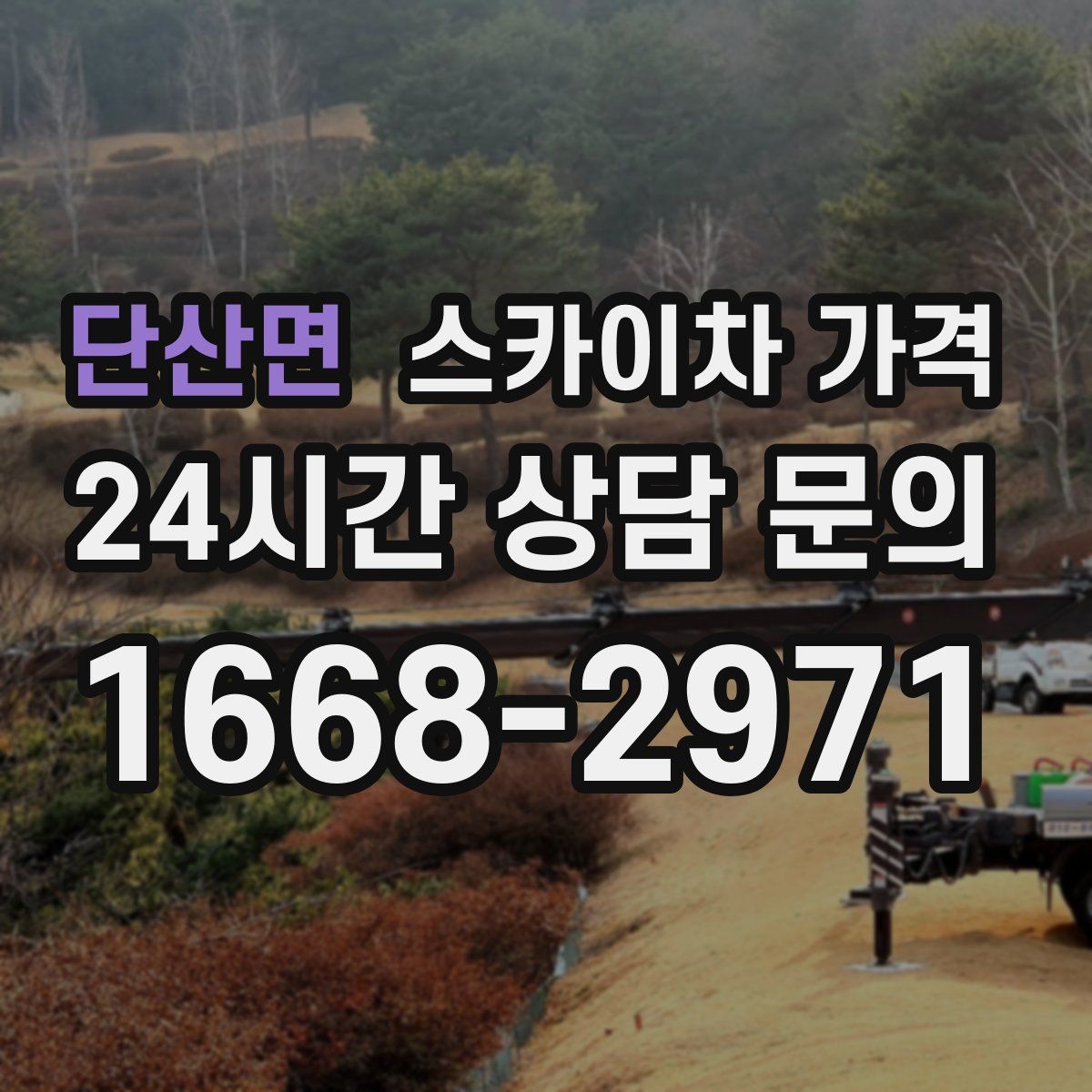 단산면 스카이차 가격