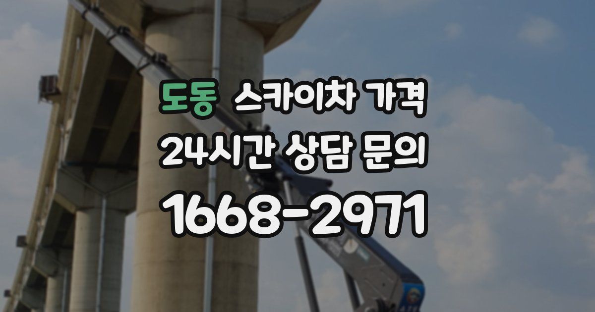 도동 스카이차 가격