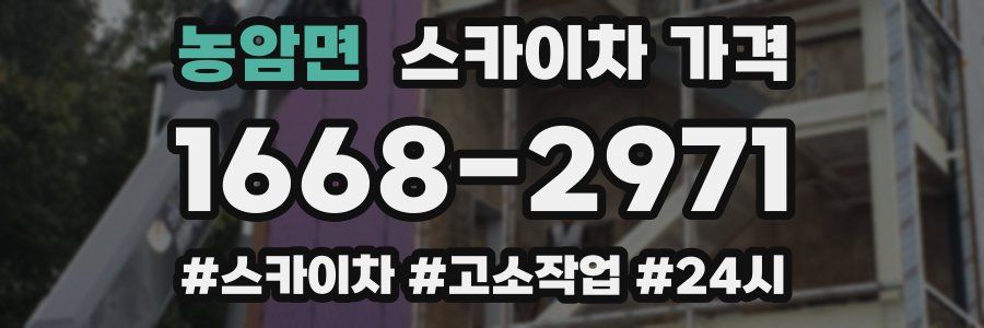 농암면 스카이차 가격