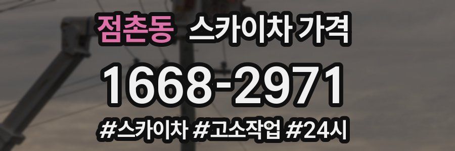 점촌동 스카이차 가격