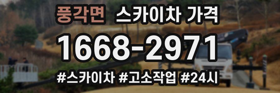 풍각면 스카이차 가격