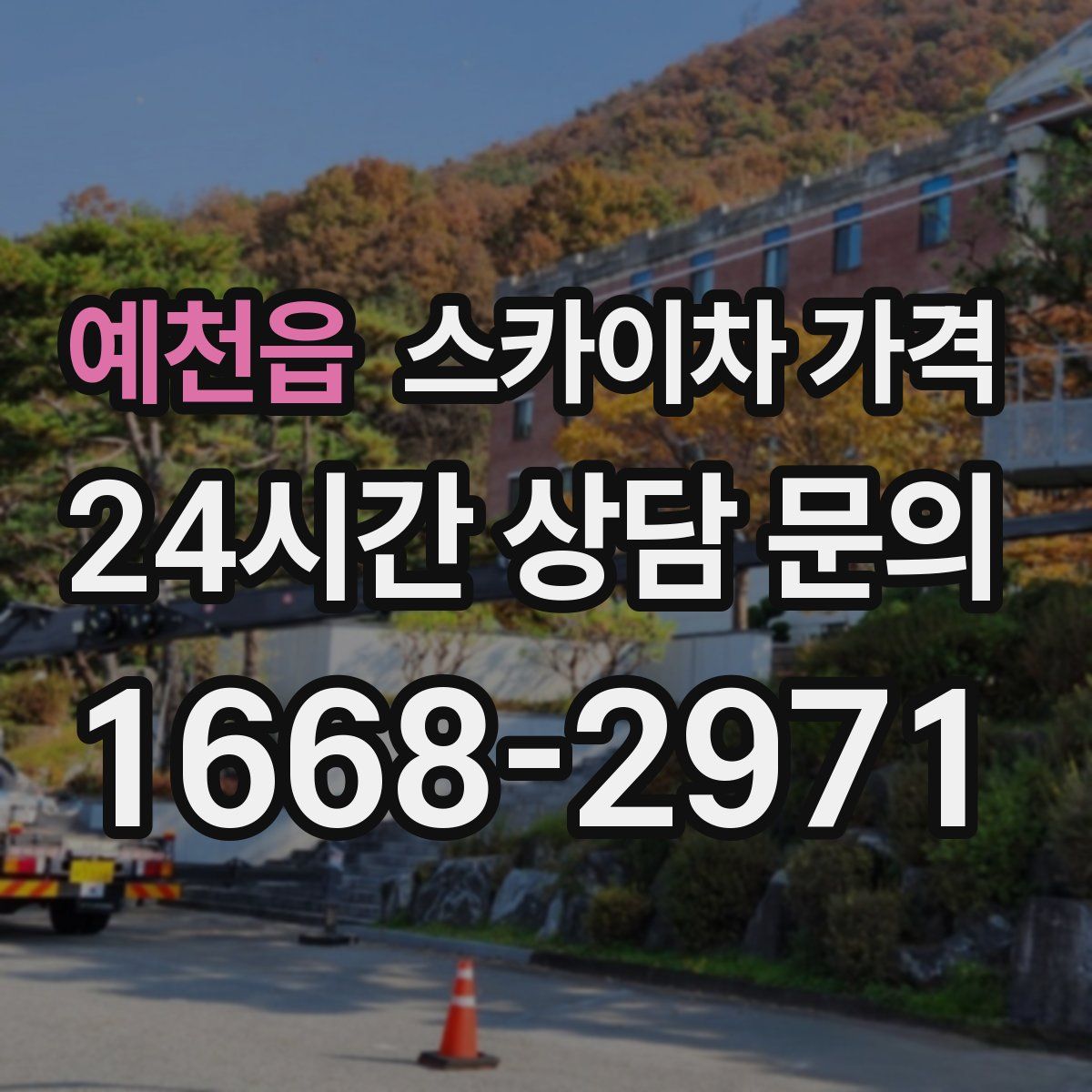 예천읍 스카이차 가격