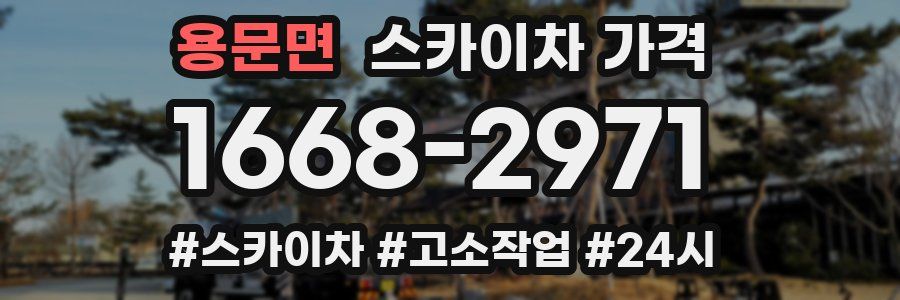 용문면 스카이차 가격