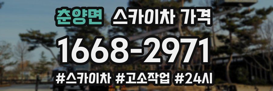 춘양면 스카이차 가격