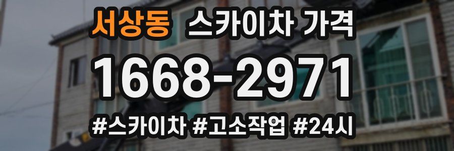 서상동 스카이차 가격