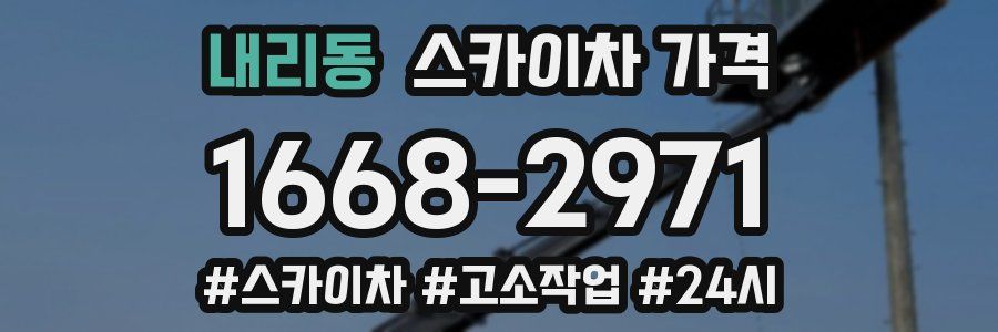 내리동 스카이차 가격