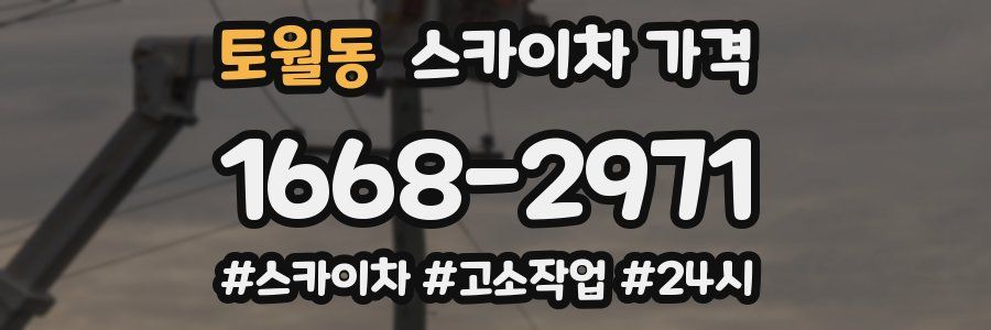 토월동 스카이차 가격