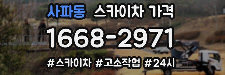 사파동 스카이차 가격